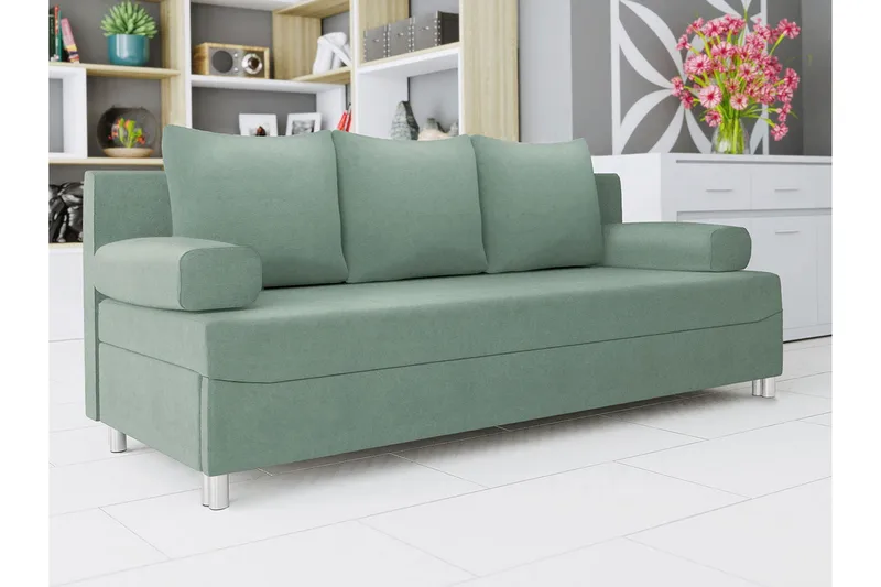 Skatteg Sofa - Grønn - Møbler - Sofaer - Sovesofaer - 3 seters sovesofa