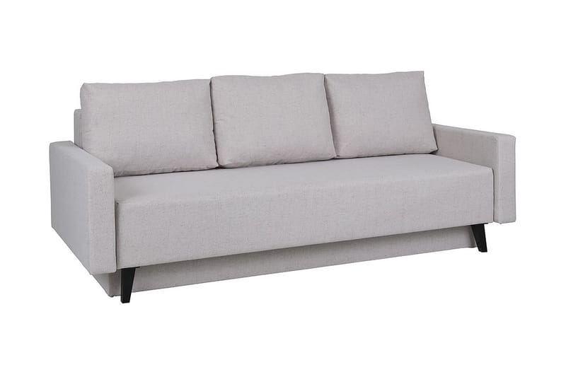 Sofa Oviedo 95x215 cm - Grå - 3 seters sovesofa