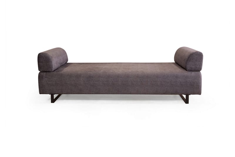 Southburn 3-seter Sovesofa 90x220 cm i Stoff med Ensidig Armlene - Svart - Møbler - Sofaer - Sovesofaer - 3 seters sovesofa