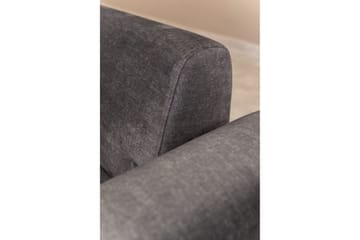 Southburn 3-seter Sovesofa 90x220 cm i Stoff med Ensidig Armlene - Svart - Møbler - Sofaer - Sovesofaer - 3 seters sovesofa