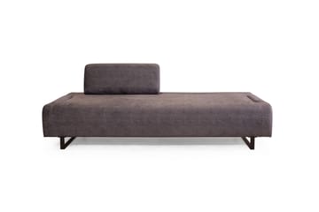 Southburn 3-seter Sovesofa 90x220 cm i Stoff med Ensidig Armlene - Svart - Møbler - Sofaer - Sovesofaer - 3 seters sovesofa