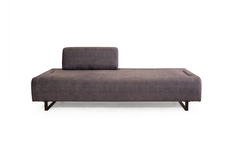 Southburn 3-seter Sovesofa 90x220 cm i Stoff med Ensidig Armlene - Svart - Møbler - Sofaer - Sovesofaer - 3 seters sovesofa