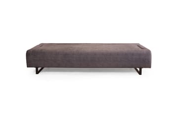 Southburn 3-seter Sovesofa 90x220 cm i Stoff med Ensidig Armlene - Svart - Møbler - Sofaer - Sovesofaer - 3 seters sovesofa