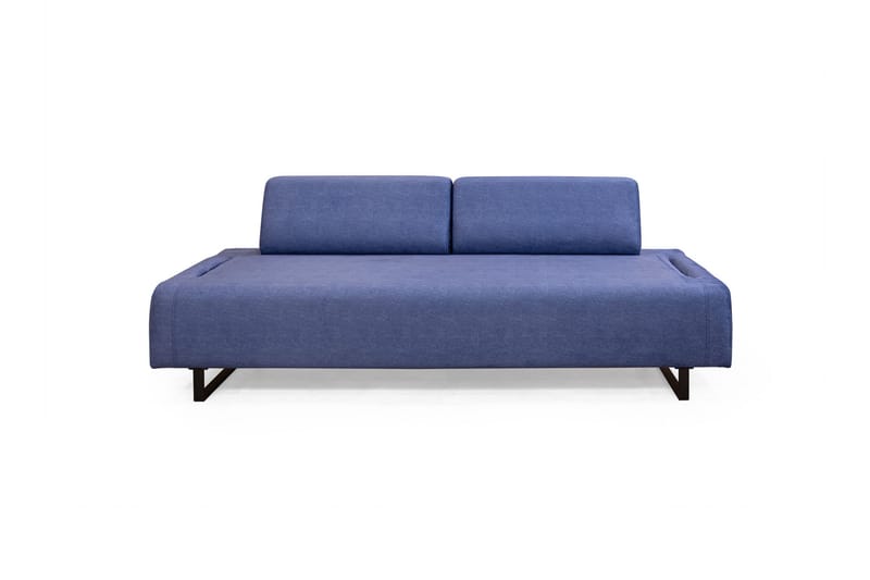 Southburn 3-seter Sovesofa 90x220 cm i Stoff med Løse Ryggputer - Blå - Møbler - Sofaer - Sovesofaer - 3 seters sovesofa