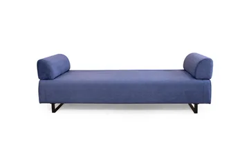 Southburn 3-seter Sovesofa 90x220 cm i Stoff med Løse Ryggputer - Blå - Møbler - Sofaer - Sovesofaer - 3 seters sovesofa