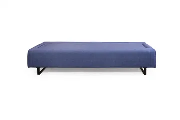 Southburn 3-seter Sovesofa 90x220 cm i Stoff med Løse Ryggputer - Blå - Møbler - Sofaer - Sovesofaer - 3 seters sovesofa