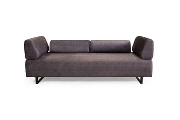 Southburn 3-seter Sovesofa 90x220 cm i Stoff med Løse Ryggputer - Svart - Møbler - Sofaer - Sovesofaer - 3 seters sovesofa