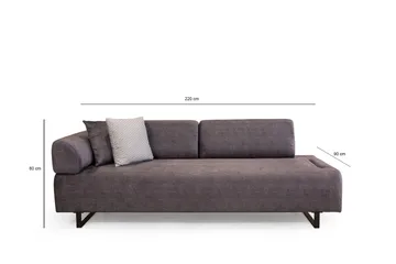 Southburn Sovesofa 3-seters - Antrasitt - Møbler - Sofaer - Sovesofaer - 3 seters sovesofa