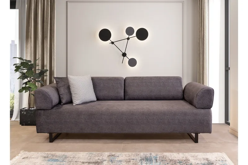 Southburn Sovesofa 3-seters - Antrasitt - Møbler - Sofaer - Sovesofaer - 3 seters sovesofa