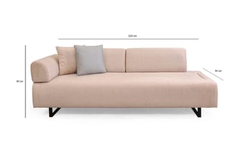 Southburn Sovesofa 3-seters - Beige - Møbler - Sofaer - Sovesofaer - 3 seters sovesofa