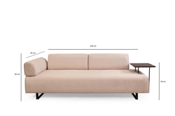 Southburn Sovesofa 3-seters - Beige - Møbler - Sofaer - Sovesofaer - 3 seters sovesofa