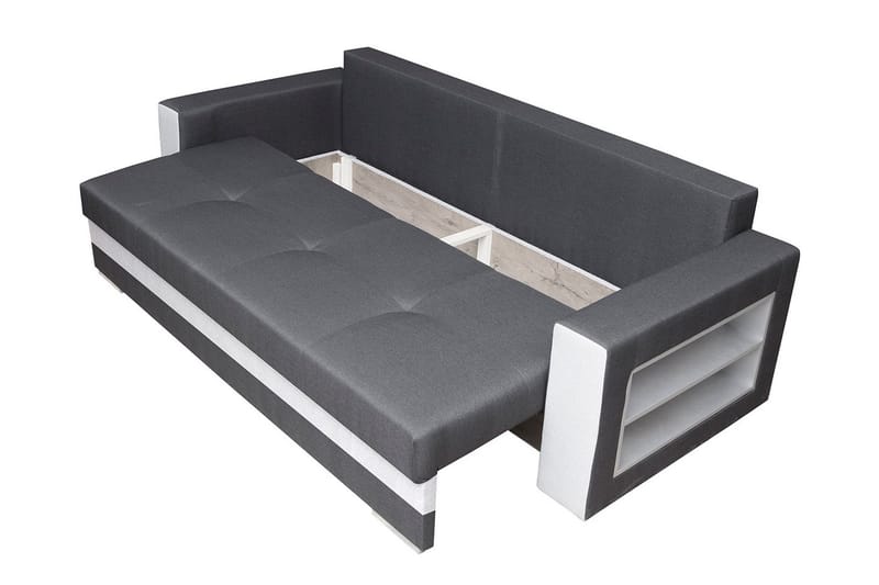 Sovesofa 236cm - Brun - Møbler - Sofaer - Sovesofaer - 3 seters sovesofa