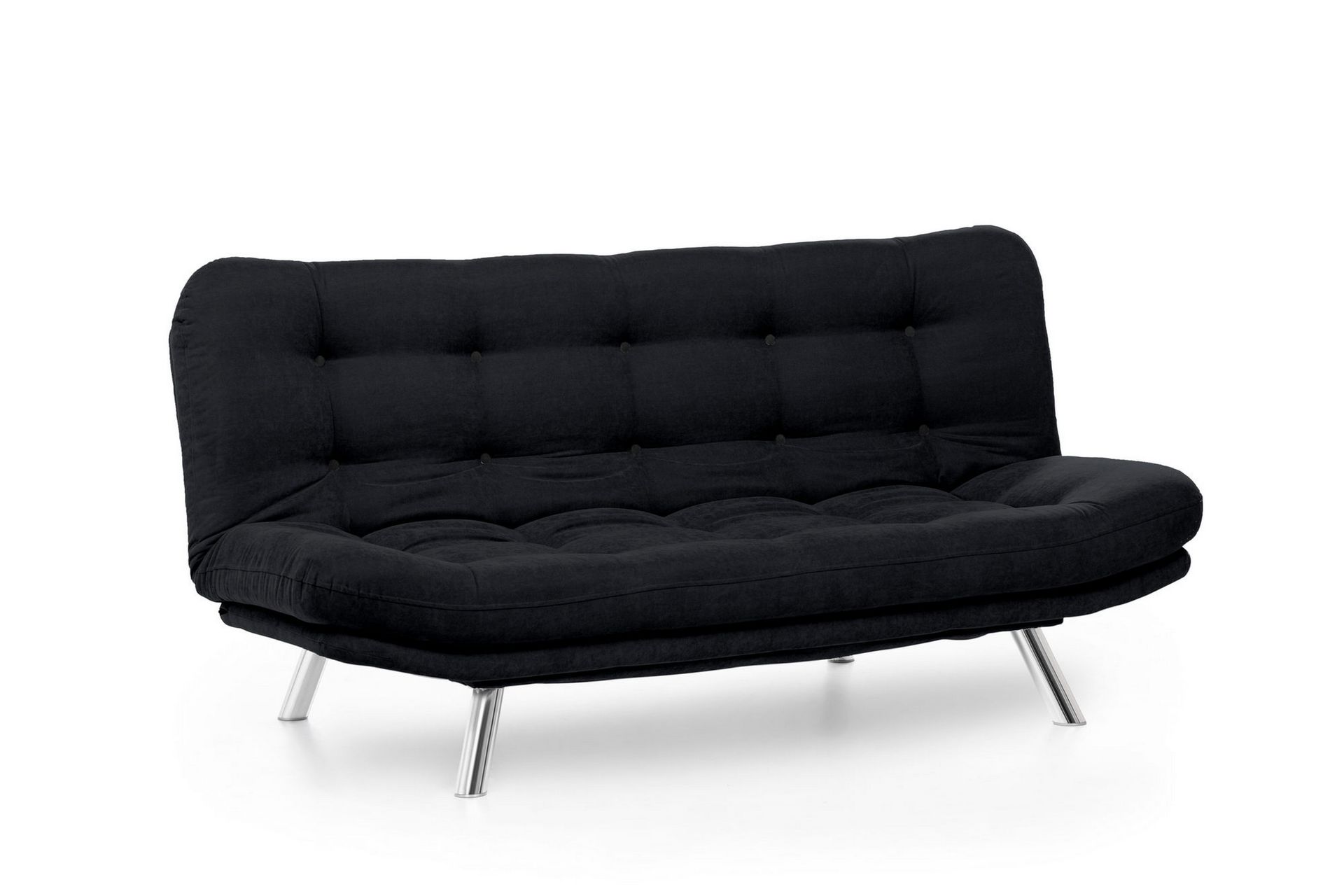 Sovesofa 3-seter Perc 200x104 cm - Svart - Møbler - Sofaer - Sovesofaer - 3 seters sovesofa