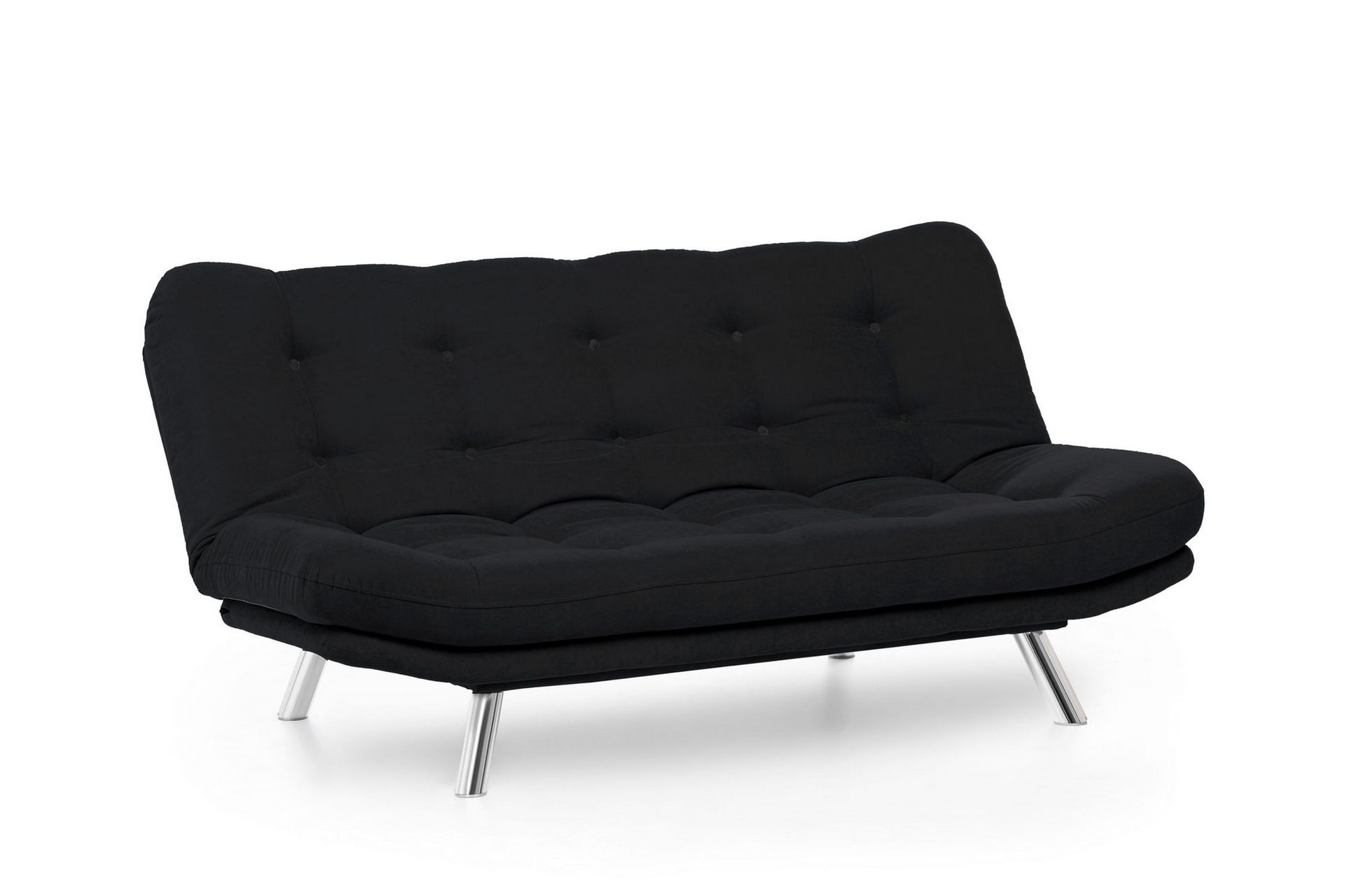 Sovesofa 3-seter Perc 200x104 cm - Svart - Møbler - Sofaer - Sovesofaer - 3 seters sovesofa