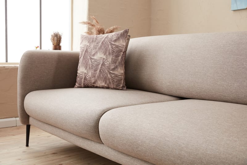 Sovesofa 3-seters Genna 180x90 cm - Beige - 3 seters sovesofa