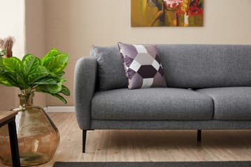 Sovesofa 3-seters Genna 180x90 cm - Grå - Møbler - Sofaer - Sovesofaer - 3 seters sovesofa
