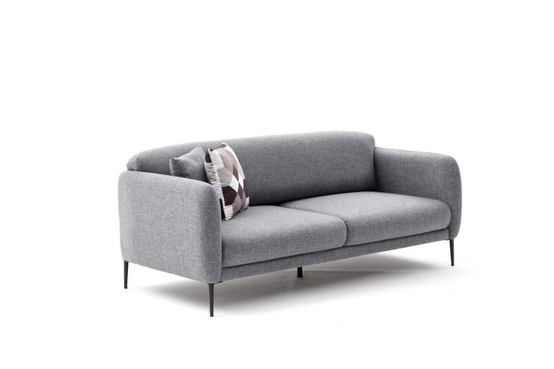 Sovesofa 3-seters Genna 180x90 cm - Grå - Møbler - Sofaer - Sovesofaer - 3 seters sovesofa