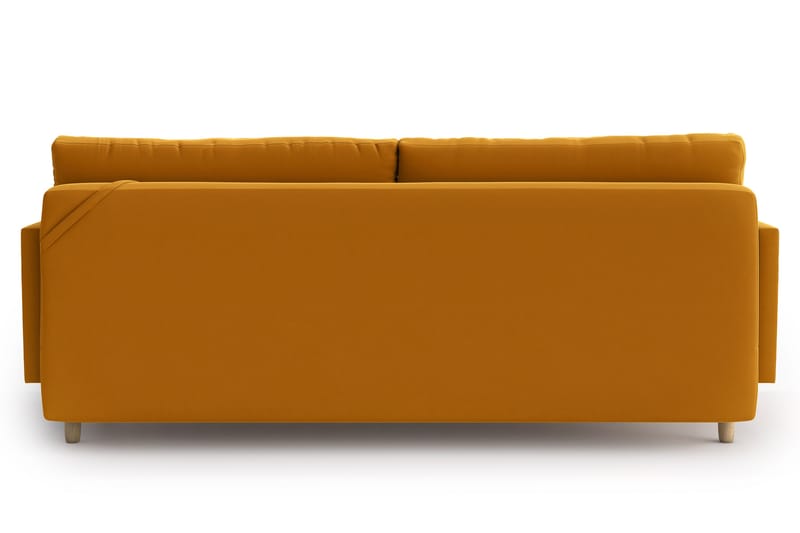 Sovesofa Alory 3-seter - Gul - 3 seters sovesofa