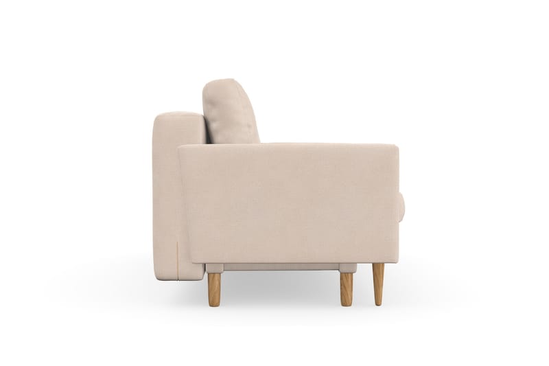 Sovesofa Alory med Oppbevaring 3-seter - Beige - 3 seters sovesofa