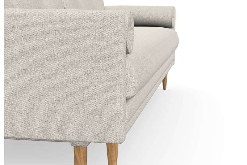 Sovesofa Alory med Oppbevaring 3-seter - Beige/Grå - 3 seters sovesofa