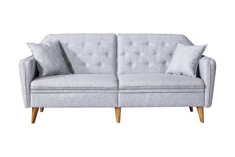 Sovesofa Buddi 3-seter - Grå - 3 seters sovesofa