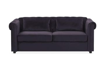 Sovesofa Cayenna - Svart - Møbler - Sofaer - Sovesofaer - 3 seters sovesofa