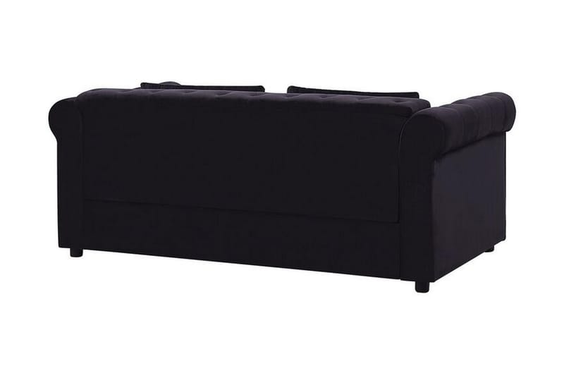 Sovesofa Cayenna - Svart - Møbler - Sofaer - Sovesofaer - 3 seters sovesofa