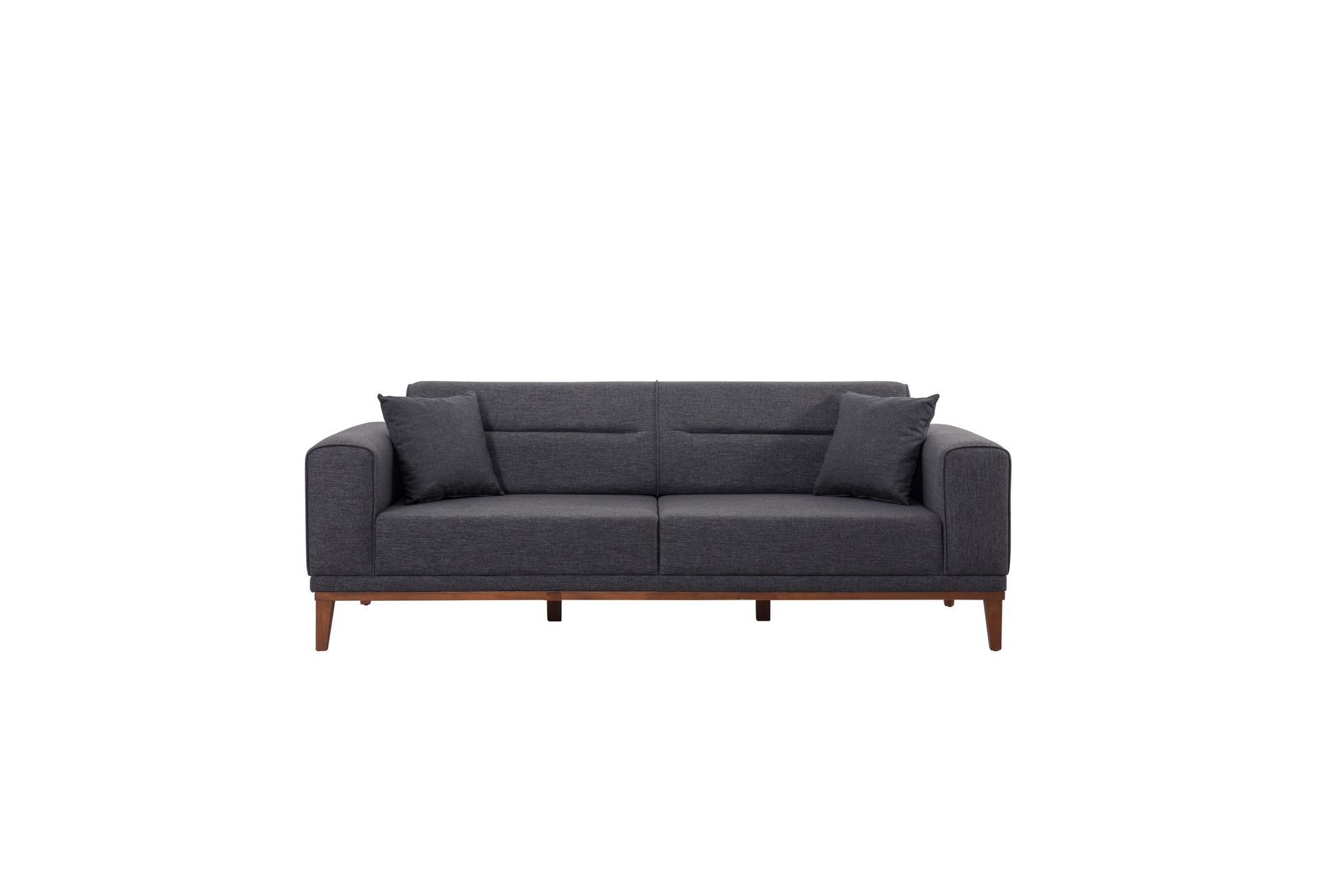 Sovesofa Charlesbourg 3-seters 223x94 cm - Antrasitt - Møbler - Sofaer - Sovesofaer - 3 seters sovesofa