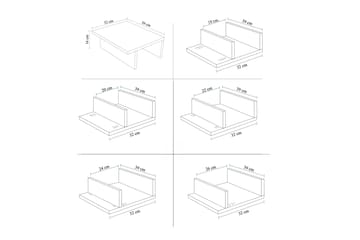 Sovesofa Charlesbourg 3-seters 223x94 cm - Blå - Møbler - Sofaer - Sovesofaer - 3 seters sovesofa