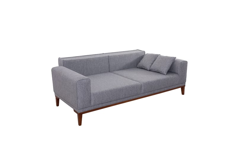 Sovesofa Charlesbourg 3-seters 223x94 cm - Grå - 3 seters sovesofa