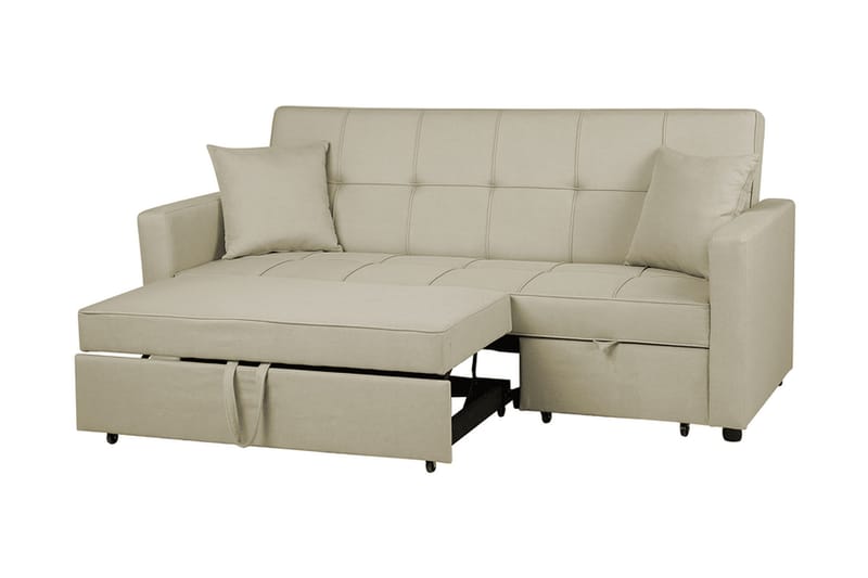 Sovesofa Glomma 207 cm - Beige - 3 seters sovesofa