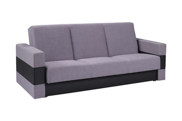 Sovesofa Gordia 222x88x89 cm - Grå - Møbler - Sofaer - Sovesofaer - 3 seters sovesofa