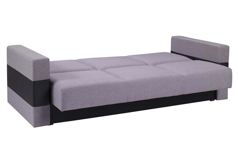 Sovesofa Gordia 222x88x89 cm - Grå - Møbler - Sofaer - Sovesofaer - 3 seters sovesofa