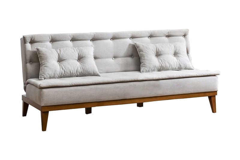 Sovesofa Jagoda 3-seter - Beige - 3 seters sovesofa