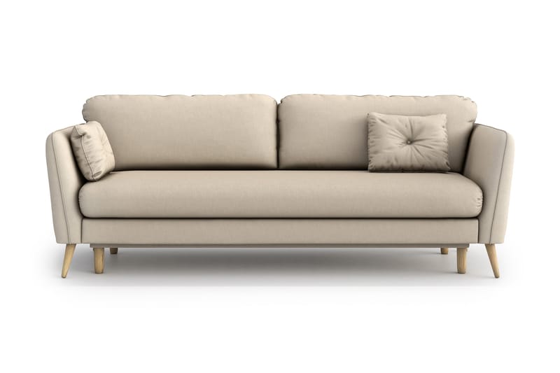 Sovesofa Joesph 3-seter - Beige - 3 seters sovesofa