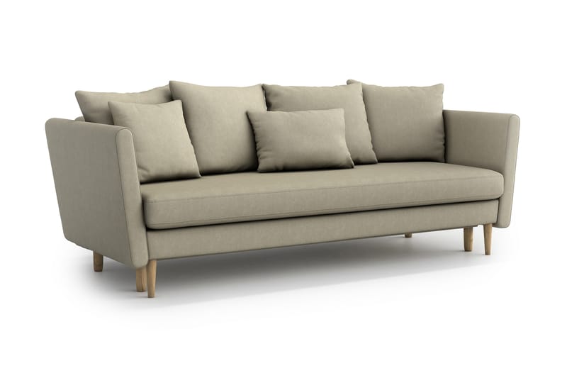 Sovesofa Juliett 3-seter - Beige - 3 seters sovesofa