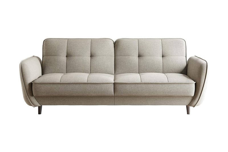 Sovesofa Kaval 3-seters - Beige/Hvit - 3 seters sovesofa