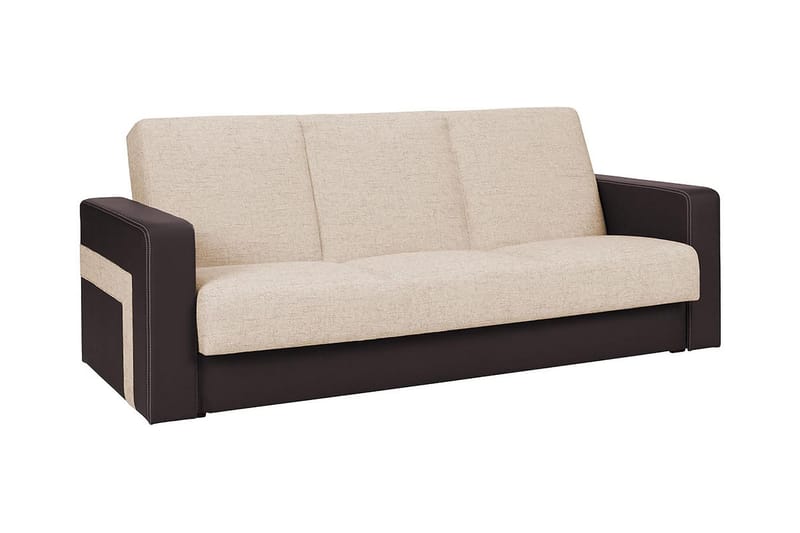 Sovesofa Kolder 222x97x88 cm - Skinnsofaer - 3 seters sovesofa