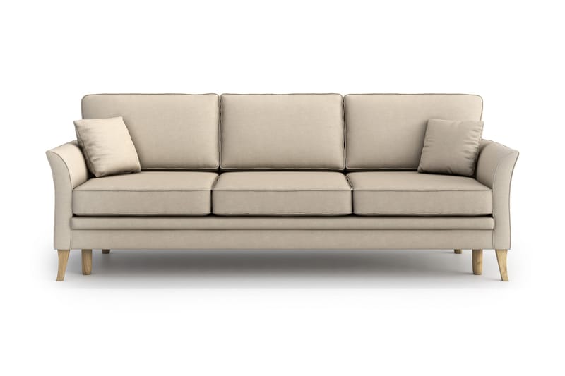 Sovesofa Lacomfort 3-seter - Beige - 3 seters sovesofa