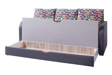 Sovesofa Lido 208x75x86 cm - Lilla - Møbler - Sofaer - Sovesofaer - 3 seters sovesofa