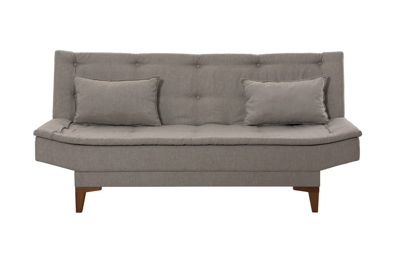 Sovesofa Longburn 3-seters 106x186 - Krem - 3 seters sovesofa