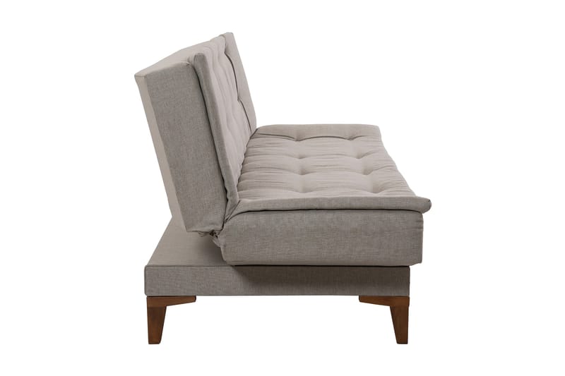 Sovesofa Longburn 3-seters 106x186 - Krem - 3 seters sovesofa