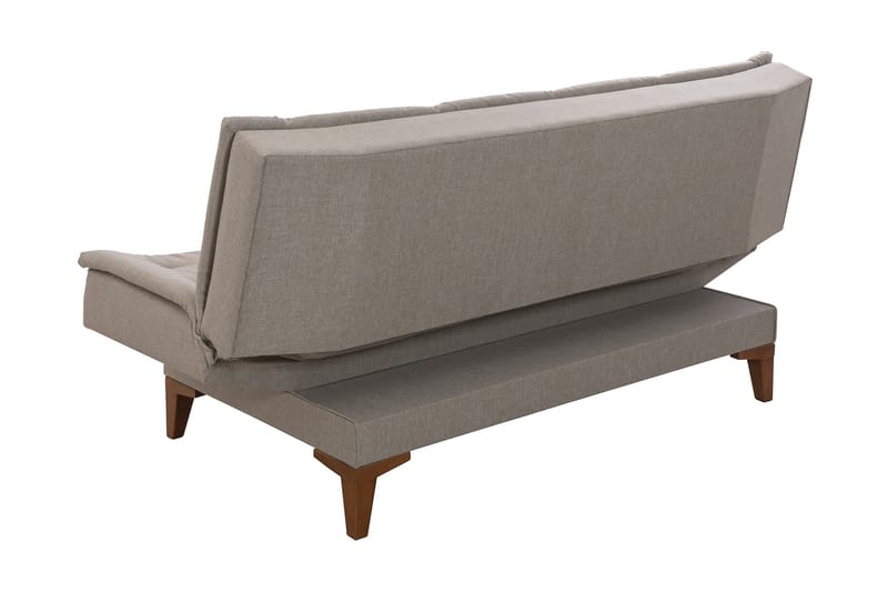 Sovesofa Longburn 3-seters 106x186 - Krem - 3 seters sovesofa