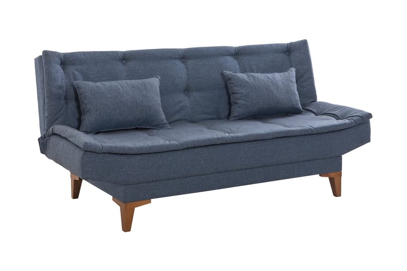 Sovesofa Longburn 3-seters 106x187 - Mørkeblå - 3 seters sovesofa