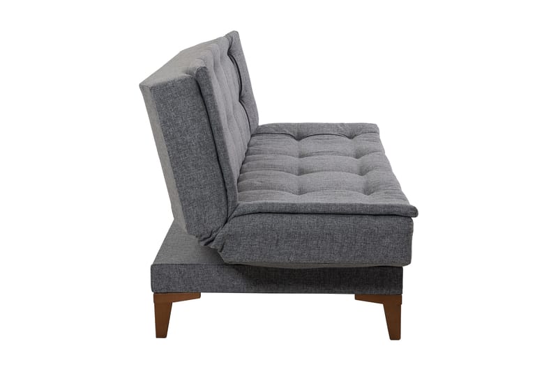 Sovesofa Longburn 3-seters 106x188 - Mørkegrå - 3 seters sovesofa