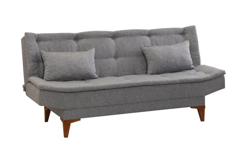 Sovesofa Longburn 3-seters 106x189 - Grå - 3 seters sovesofa