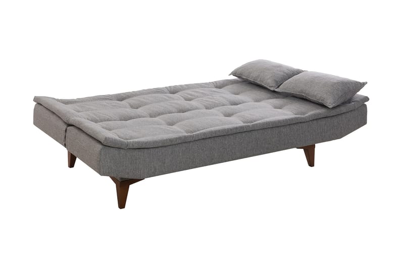 Sovesofa Longburn 3-seters 106x189 - Grå - 3 seters sovesofa