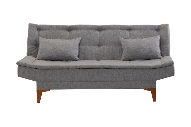 Sovesofa Longburn 3-seters 106x189 - Grå - 3 seters sovesofa