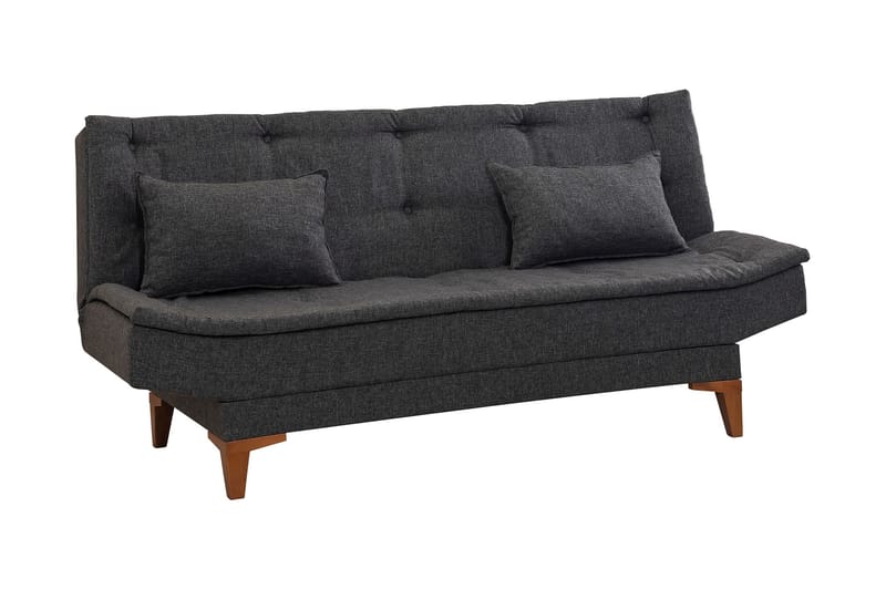 Sovesofa Longburn 3-seters 106x192 - Antrasitt - 3 seters sovesofa