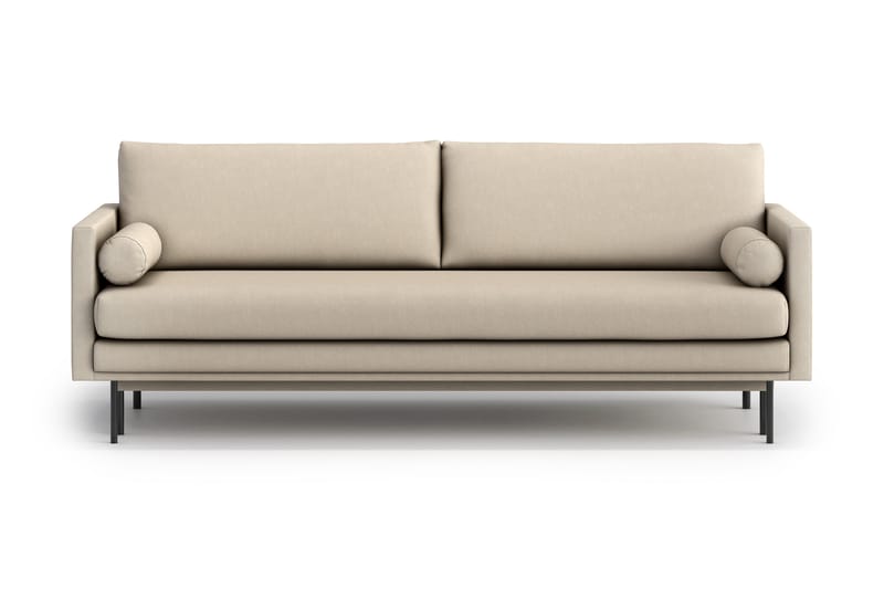 Sovesofa Nauro 3-seter - Beige - 3 seters sovesofa